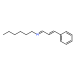 1-Hexanamine, N-(3-phenyl-2-propenylidene)-