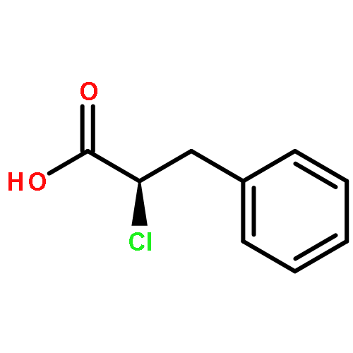 Benzenepropanoic acid, a-chloro-, (aR)-