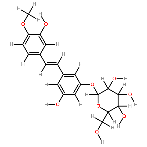 (5,3'-Dihydroxy-4'-methoxy-xi-stilben-3-yl)-beta-D-glucopyranosid