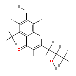 (2'S)-7-hydroxy-2-(2'-hydroxypropyl)-5-methylchromone