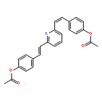 Phenol,4,4'-(2,6-pyridinediyldi-2,1-ethenediyl)bis-, diacetate (ester) (9CI)