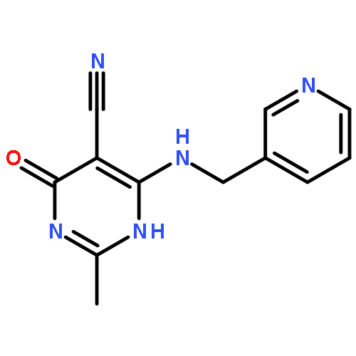 2-methyl-4-oxo-6-(pyridin-3-ylmethylamino)-1h-pyrimidine-5-carbonitrile