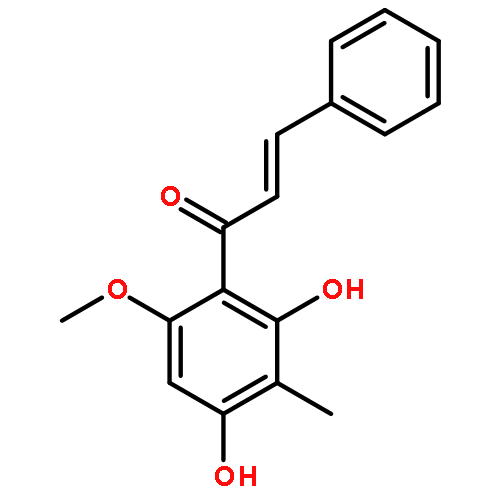 (E)-1-(2,4-Dihydroxy-6-methoxy-3-methylphenyl)-3-phenyl-2-propen-1-one