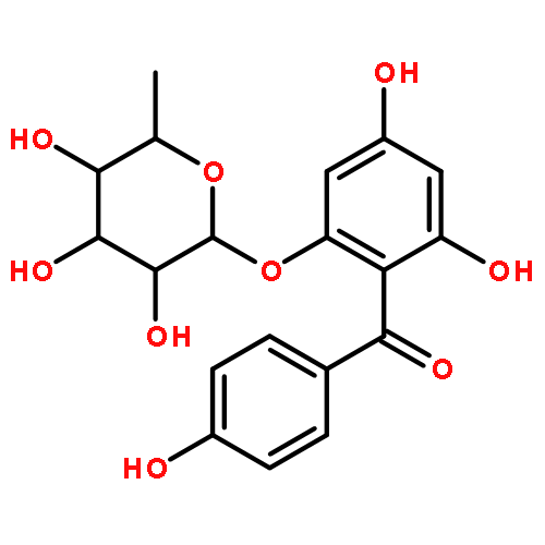 3,5-Dihydroxy-2-(4-hydroxybenzoyl)phenyl 6-deoxy-α-L-mannopyranos ide