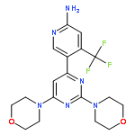 5-(2,6-Dimorpholinopyrimidin-4-yl)-4-(trifluoromethyl)pyridin-2-amine