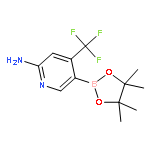 5-(4,4,5,5-tetramethyl-1,3,2-dioxaborolan-2-yl)-4-(trifluoromethyl)-2-Pyridinamine