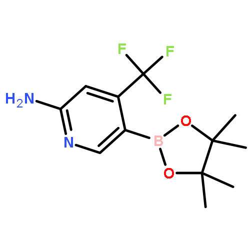 5-(4,4,5,5-tetramethyl-1,3,2-dioxaborolan-2-yl)-4-(trifluoromethyl)-2-Pyridinamine