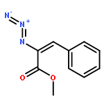 2-Propenoic acid, 2-azido-3-phenyl-, methyl ester