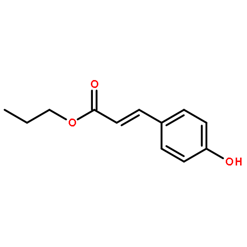 2-Propenoic acid, 3-(4-hydroxyphenyl)-, propyl ester