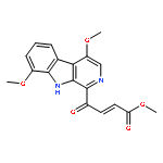 (E)-4-(4,8-Dimethoxy-9H-pyrido[3,4-b]indol-1-yl)-4-oxo-2-butenoic acid methyl ester