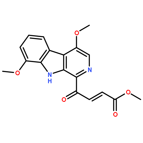 (E)-4-(4,8-Dimethoxy-9H-pyrido[3,4-b]indol-1-yl)-4-oxo-2-butenoic acid methyl ester