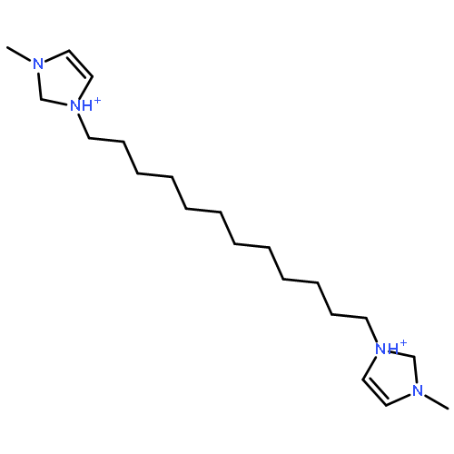 1H-Imidazolium, 1,1'-(1,12-dodecanediyl)bis[3-methyl-