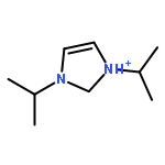 1H-Imidazolium, 1,3-bis(1-methylethyl)-