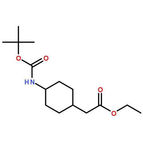 Ethyl trans-2-[4-(Boc-amino)cyclohexyl]acetate