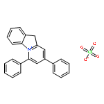 10H-Pyrido[1,2-a]indolium, 6,8-diphenyl-, perchlorate