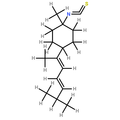 (1R,4R)-1-isothiocyanato-1-methyl-4-((2E,4E)-6-methylhepta-2,4-dien-2-yl)cyclohexane