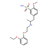 Benzenesulfonamide,5-[2-[[2-(2-ethoxyphenoxy)ethyl]amino]propyl]-2-methoxy-