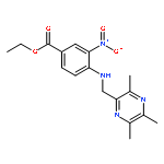 3-NITRO-4-[[(3,5,6-TRIMETHYL-2-PYRAZINYL)METHYL]AMINO]BENZOIC ACID ETHYL ESTER