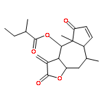 (3aR,4S,4aR,7aR,8R,9aR)-4a,8-dimethyl-3-methylidene-2,5-dioxo-2,3,3a,4,4a,5,7a,8,9,9a-decahydroazuleno[6,5-b]furan-4-yl 2-methylbutanoate