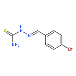 Hydrazinecarbothioamide, 2-[(4-bromophenyl)methylene]-, (E)-