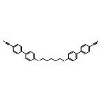 [1,1'-Biphenyl]-4-carbonitrile, 4',4'''-[1,5-pentanediylbis(oxy)]bis-