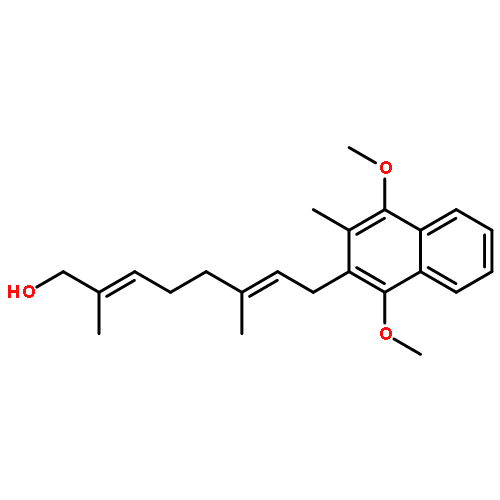 (2E,6E)-8-(1,4-Dimethoxy-3-methylnaphthalen-2-yl)-2,6-dimethylocta-2,6-dien-1-ol