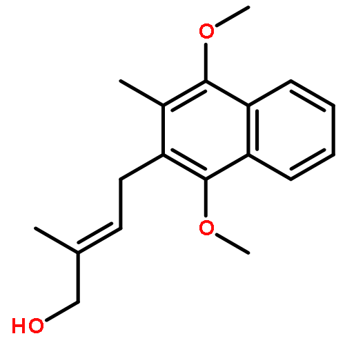 2-Buten-1-ol, 4-(1,4-dimethoxy-3-methyl-2-naphthalenyl)-2-methyl-, (E)-