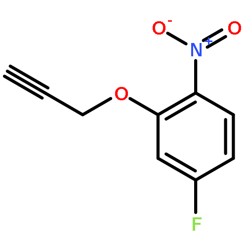 Benzene, 4-fluoro-1-nitro-2-(2-propynyloxy)-