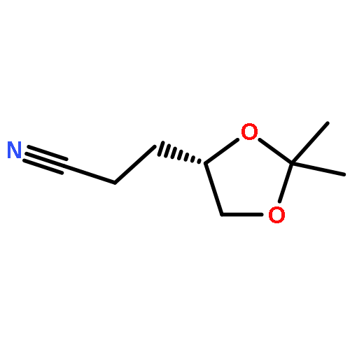 1,3-Dioxolane-4-propanenitrile,2,2-dimethyl-, (4S)-