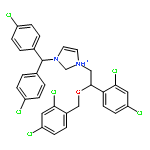 1H-Imidazolium,3-[bis(4-chlorophenyl)methyl]-1-[2-(2,4-dichlorophenyl)-2-[(2,4-dichlorophenyl)methoxy]ethyl]-