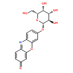 3H-Phenoxazin-3-one,7-(b-D-galactopyranosyloxy)-