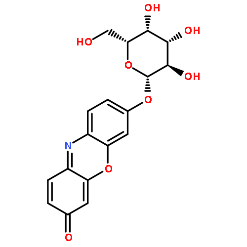 3H-Phenoxazin-3-one,7-(b-D-galactopyranosyloxy)-