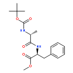 L-Phenylalanine, N-[(1,1-dimethylethoxy)carbonyl]-D-alanyl-, methyl ester