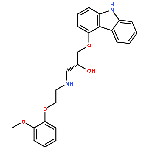 2-Propanol,1-(9H-carbazol-4-yloxy)-3-[[2-(2-methoxyphenoxy)ethyl]amino]-, (2R)-