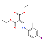 Diethyl {[(4-iodo-2-methylphenyl)amino]methylene}malonate