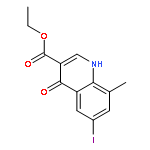 Ethyl 6-iodo-8-methyl-4-oxo-1,4-dihydroquinoline-3-carboxylate