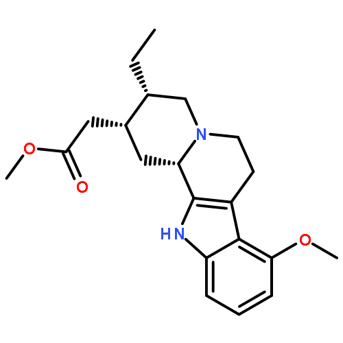 methyl 2-((2R,3S,12bS)-3-ethyl-8-methoxy-1,2,3,4,6,7,12,12b-octahydroindolo[2,3-a]quinolizin-2-yl)acetate