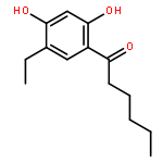 1-Hexanone, 1-(5-ethyl-2,4-dihydroxyphenyl)-