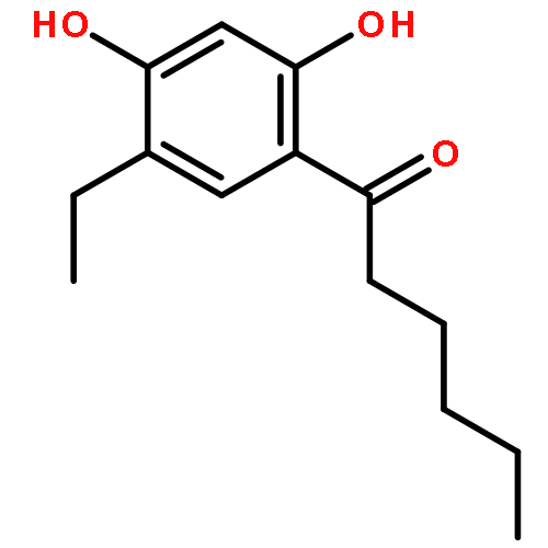 1-Hexanone, 1-(5-ethyl-2,4-dihydroxyphenyl)-