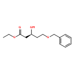 Pentanoic acid, 3-hydroxy-5-(phenylmethoxy)-, ethyl ester, (3S)-