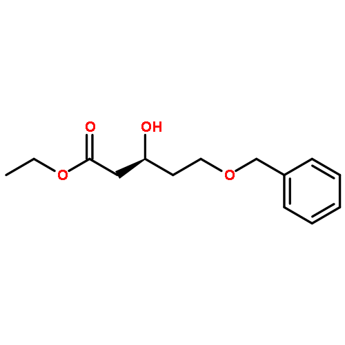 Pentanoic acid, 3-hydroxy-5-(phenylmethoxy)-, ethyl ester, (3S)-