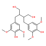 1,4-Butanediol, 2,3-bis[(4-hydroxy-3,5-dimethoxyphenyl)methyl]-