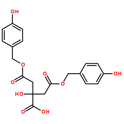 1,2,3-Propanetricarboxylic acid, 2-hydroxy-, 1,3-bis[(4-hydroxyphenyl)methyl] ester