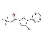 (3R,4S)-tert-Butyl 3-hydroxy-4-phenylpyrrolidine-1-carboxylate