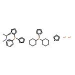 cyclopenta-1,3-diene,(1R)-1-[2-[cyclopenta-2,4-dien-1-yl(phenyl)phosphanyl]cyclopenta-2,4-dien-1-yl]-N,N-dimethylethanamine,dicyclohexyl(cyclopenta-2,4-dien-1-yl)phosphane,iron(2+)