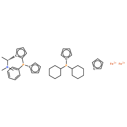 cyclopenta-1,3-diene,(1R)-1-[2-[cyclopenta-2,4-dien-1-yl(phenyl)phosphanyl]cyclopenta-2,4-dien-1-yl]-N,N-dimethylethanamine,dicyclohexyl(cyclopenta-2,4-dien-1-yl)phosphane,iron(2+)