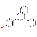 Quinoline, 2-(4-methoxyphenyl)-4-phenyl-