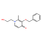 4(1H)-Pyridinone, 1-(2-hydroxyethyl)-2-methyl-3-(phenylmethoxy)-