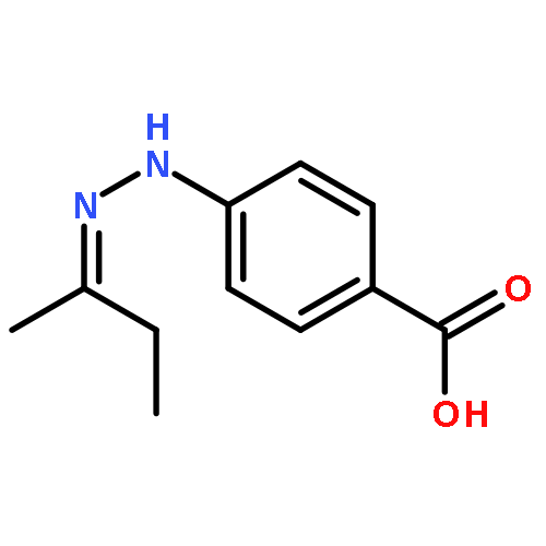 Benzoic acid,4-[2-(1-methylpropylidene)hydrazinyl]-