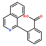 Benzoic acid, 2-(1-isoquinolinyl)-